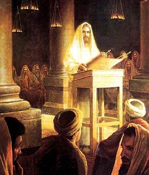 Nazaret-v sinagogi